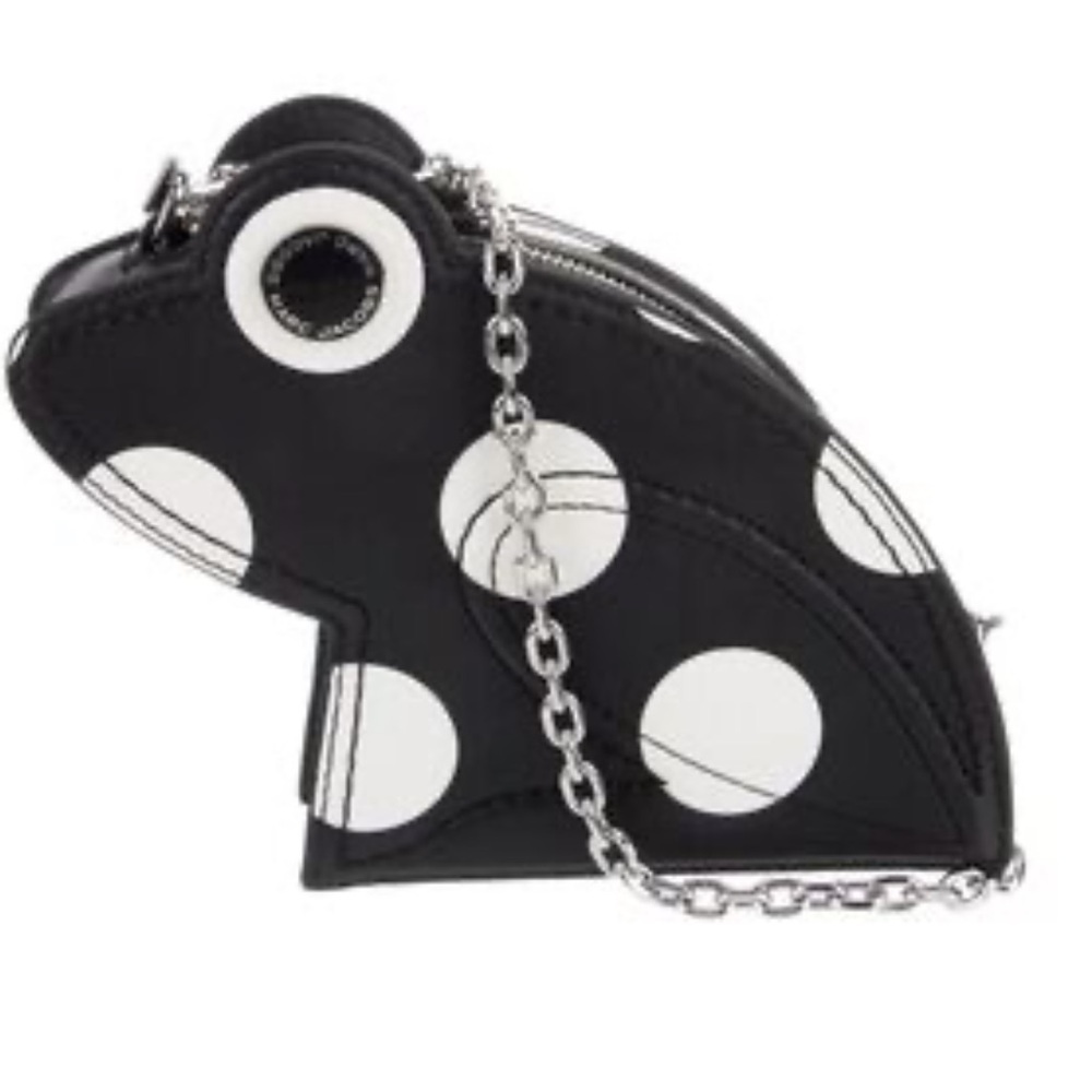BRAND NEW NEVER OPENED Marc Jacobs Black and White Frog-Shaped Bag